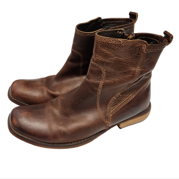 Bed Stu Other - Bed Stu Western Boots Ankle Brown Leather Size 10.5 Men's